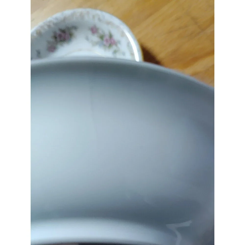​2 Vintage Noritake Somerset Bowls Floral Gold Trim Craft & Mosaic Decor Lot